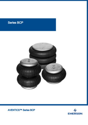 AVENTICS BCP CATALOG BCP SERIES: PNEUMATIC BELLOWS